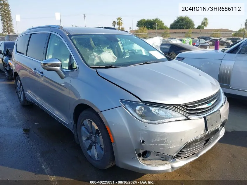 2017 Chrysler Pacifica Hybrid Platinum VIN: 2C4RC1N73HR686112 Lot: 40225891