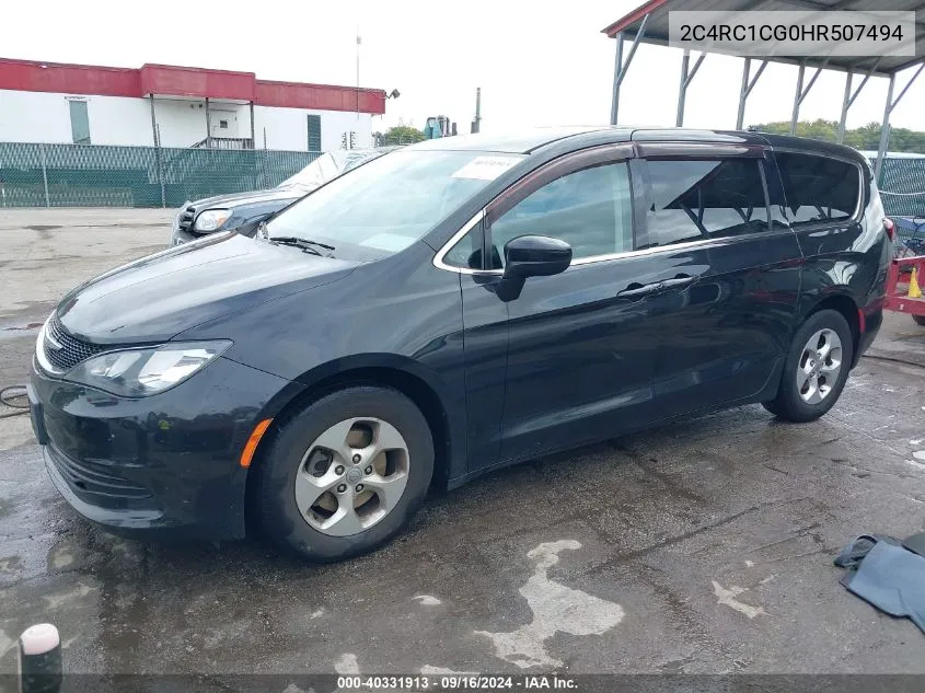 2017 Chrysler Pacifica Lx VIN: 2C4RC1CG0HR507494 Lot: 40331913