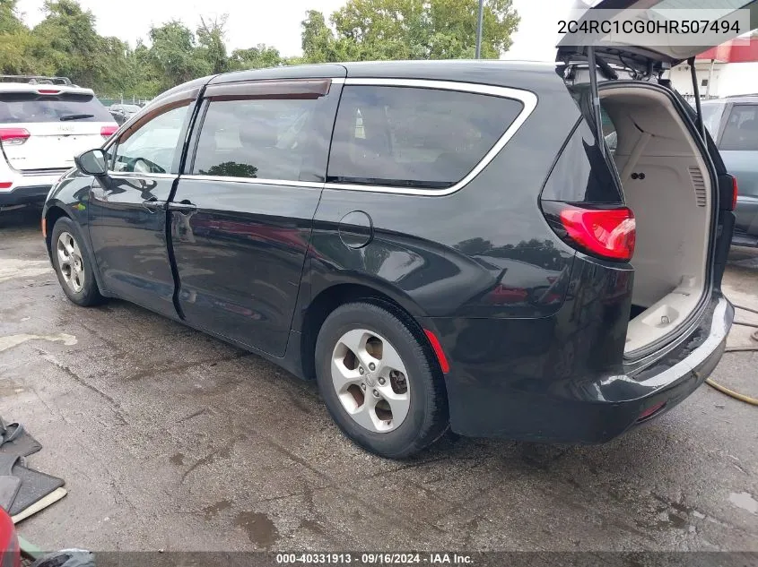 2017 Chrysler Pacifica Lx VIN: 2C4RC1CG0HR507494 Lot: 40331913