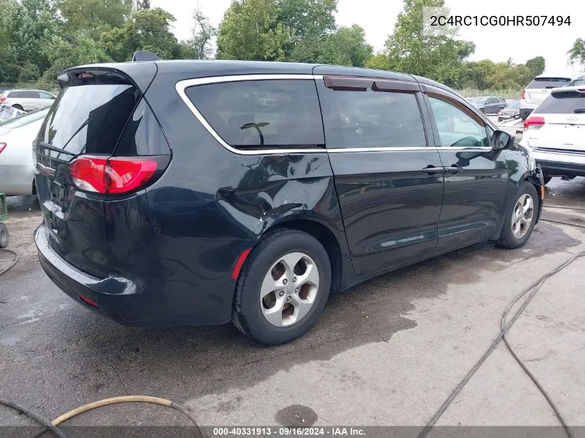 2017 Chrysler Pacifica Lx VIN: 2C4RC1CG0HR507494 Lot: 40331913