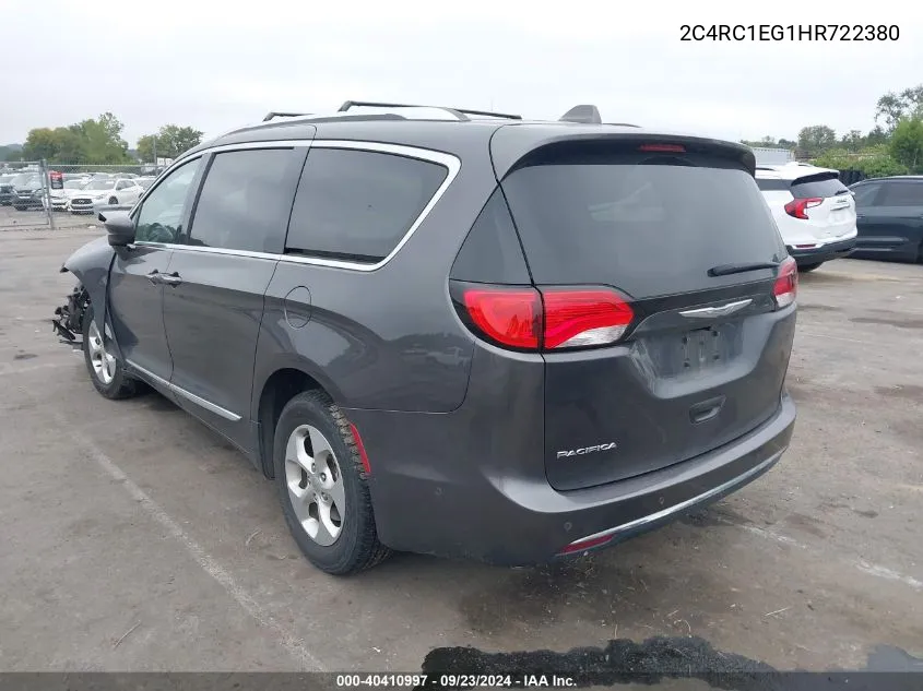 2017 Chrysler Pacifica Touring-L Plus VIN: 2C4RC1EG1HR722380 Lot: 40410997