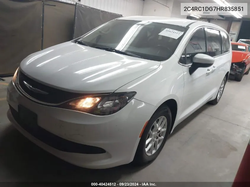 2C4RC1DG7HR835851 2017 Chrysler Pacifica Touring