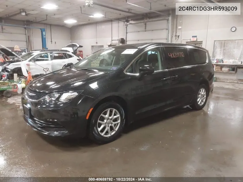 2017 Chrysler Pacifica Touring VIN: 2C4RC1DG3HR593009 Lot: 40659792