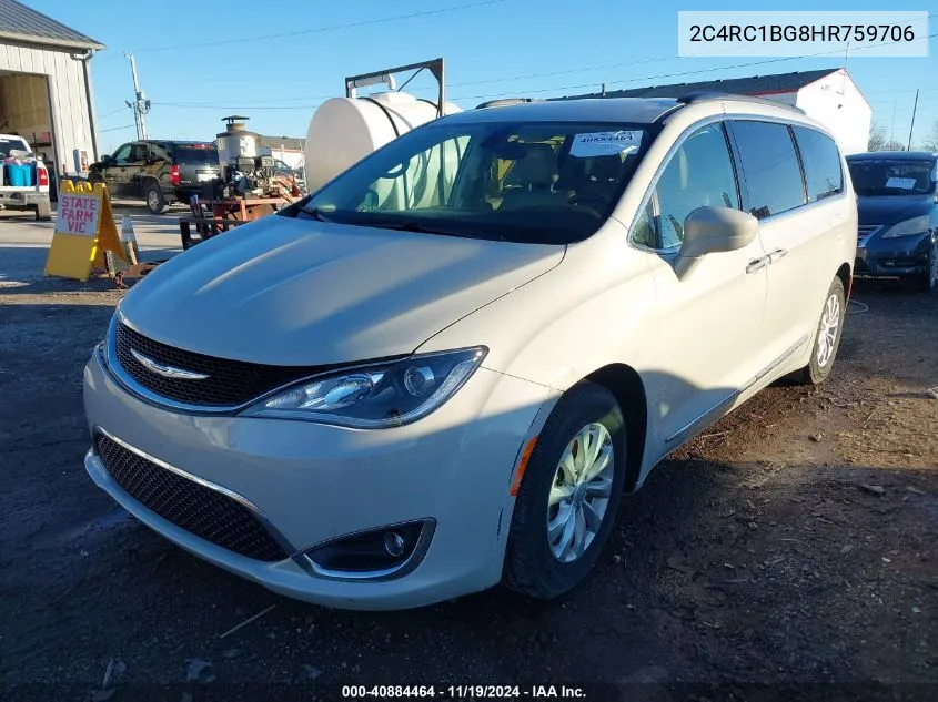 2017 Chrysler Pacifica Touring-L VIN: 2C4RC1BG8HR759706 Lot: 40884464