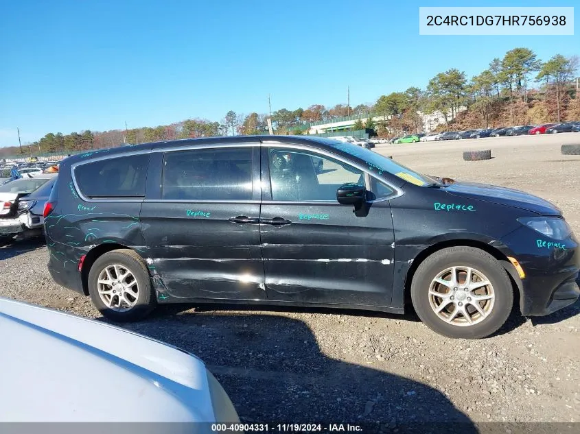 2017 Chrysler Pacifica Touring VIN: 2C4RC1DG7HR756938 Lot: 40904331