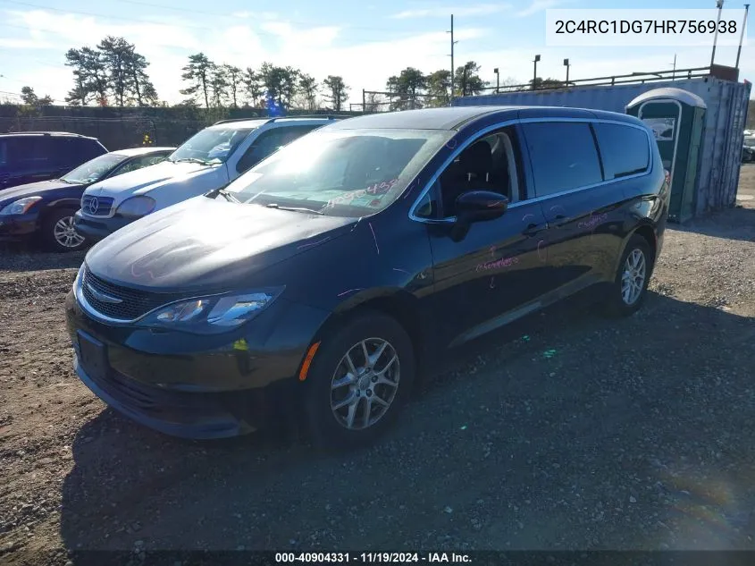 2017 Chrysler Pacifica Touring VIN: 2C4RC1DG7HR756938 Lot: 40904331