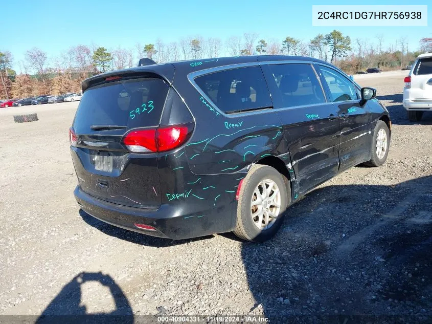 2017 Chrysler Pacifica Touring VIN: 2C4RC1DG7HR756938 Lot: 40904331