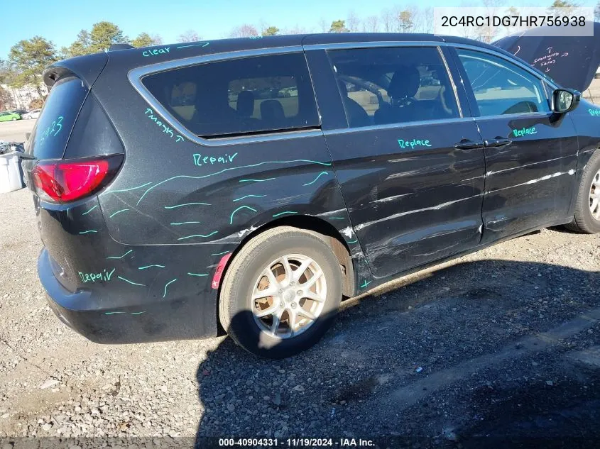 2017 Chrysler Pacifica Touring VIN: 2C4RC1DG7HR756938 Lot: 40904331