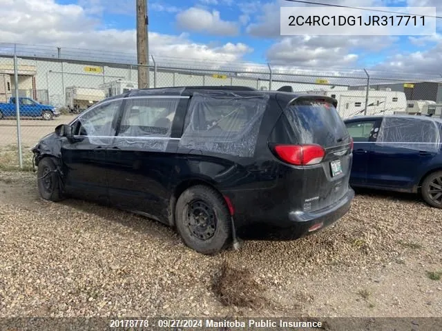 2018 Chrysler Pacifica Touring VIN: 2C4RC1DG1JR317711 Lot: 20178778