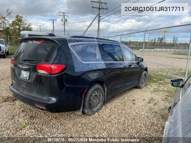 2018 Chrysler Pacifica Touring VIN: 2C4RC1DG1JR317711 Lot: 20178778