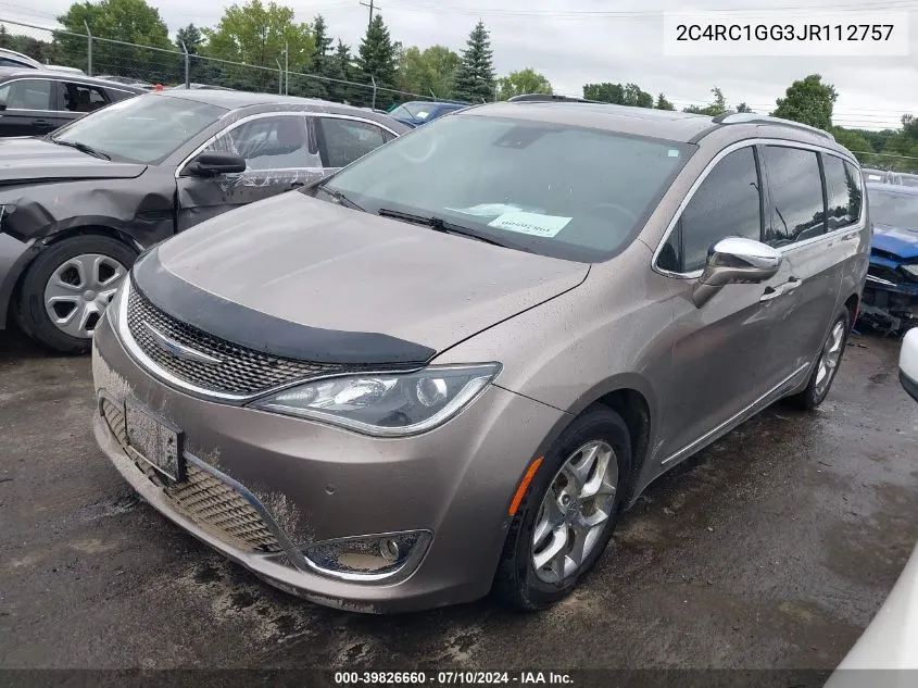 2C4RC1GG3JR112757 2018 Chrysler Pacifica Limited