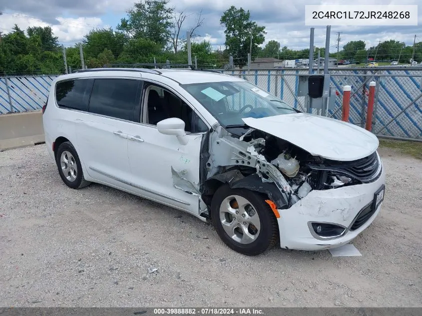 2018 Chrysler Pacifica Hybrid Touring L VIN: 2C4RC1L72JR248268 Lot: 39888882