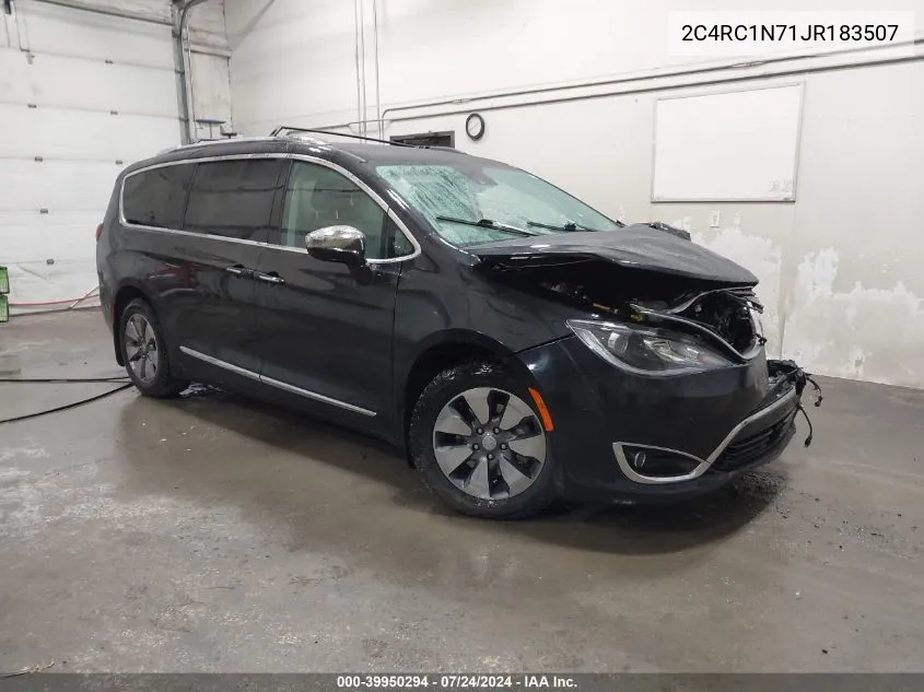 2018 Chrysler Pacifica Hybrid Limited VIN: 2C4RC1N71JR183507 Lot: 39950294