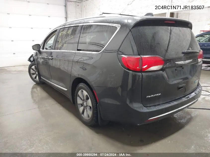 2018 Chrysler Pacifica Hybrid Limited VIN: 2C4RC1N71JR183507 Lot: 39950294