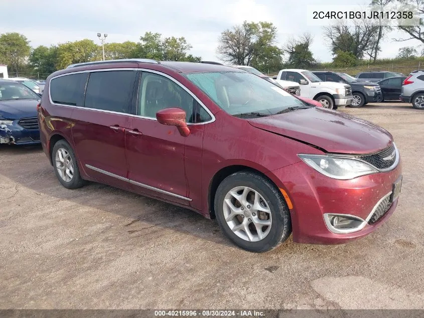 2018 Chrysler Pacifica Touring L VIN: 2C4RC1BG1JR112358 Lot: 40215996