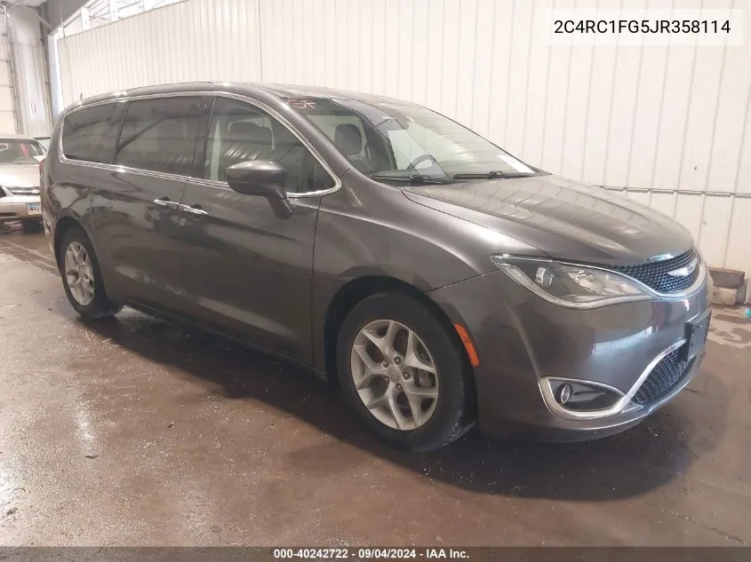 2018 Chrysler Pacifica Touring Plus VIN: 2C4RC1FG5JR358114 Lot: 40242722