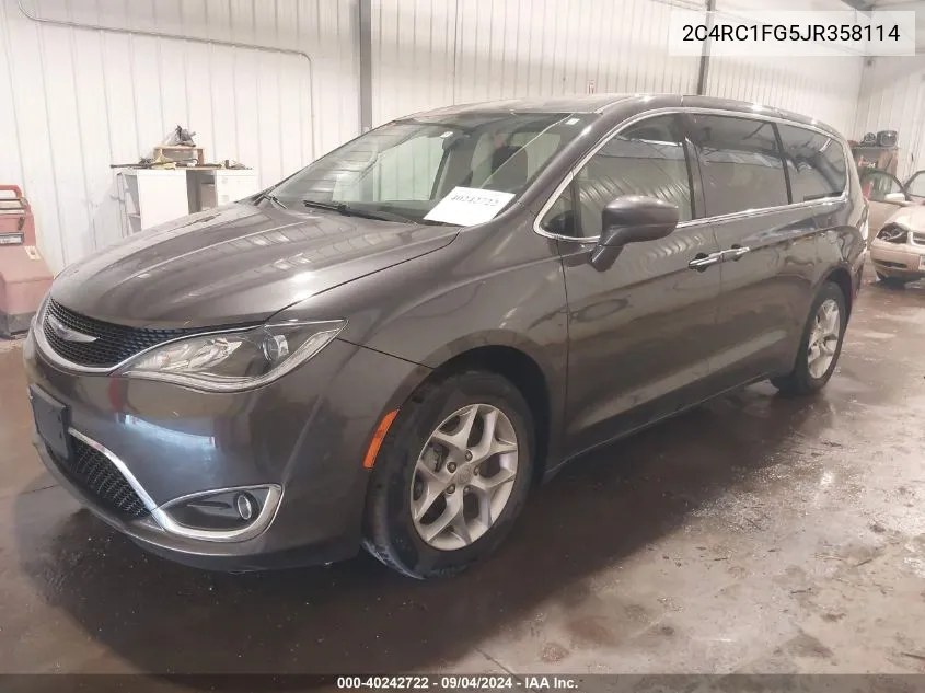 2018 Chrysler Pacifica Touring Plus VIN: 2C4RC1FG5JR358114 Lot: 40242722