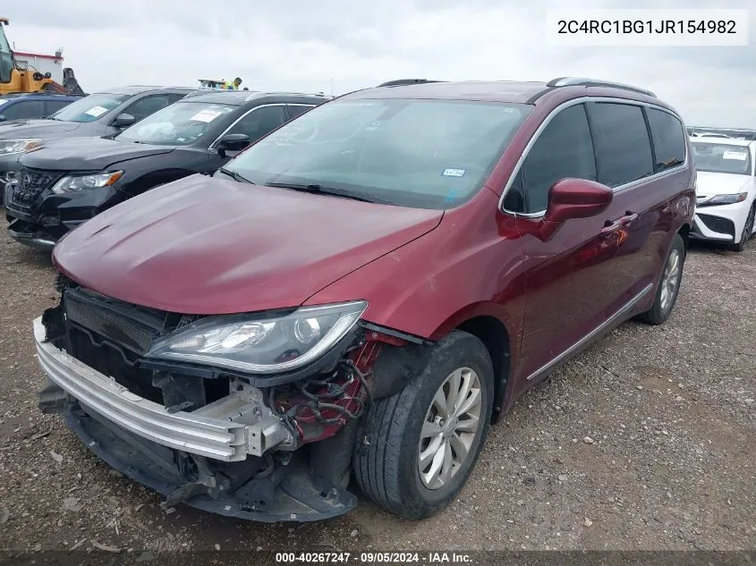 2018 Chrysler Pacifica Touring L VIN: 2C4RC1BG1JR154982 Lot: 40267247