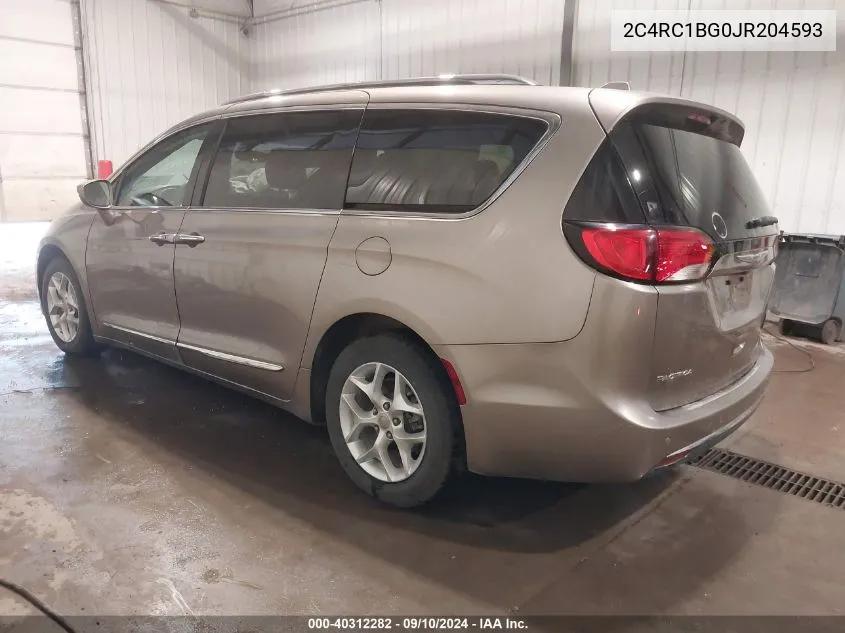 2018 Chrysler Pacifica Touring L VIN: 2C4RC1BG0JR204593 Lot: 40312282