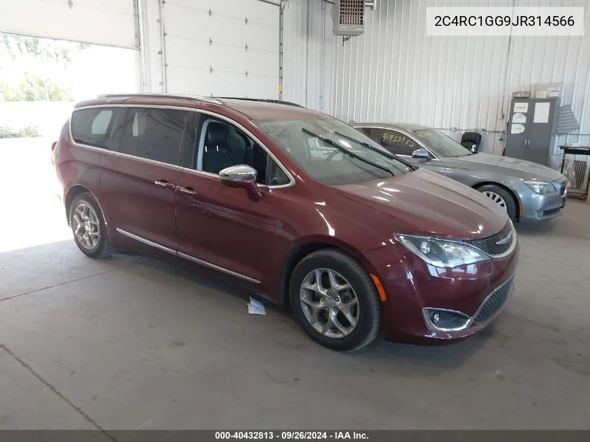 2018 Chrysler Pacifica Limited VIN: 2C4RC1GG9JR314566 Lot: 40432813