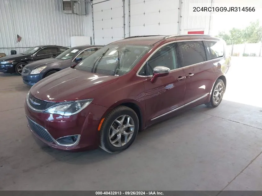 2018 Chrysler Pacifica Limited VIN: 2C4RC1GG9JR314566 Lot: 40432813