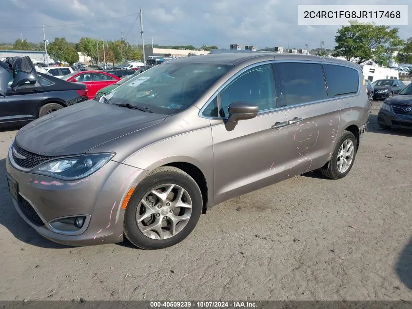 2018 Chrysler Pacifica Touring Plus VIN: 2C4RC1FG8JR117468 Lot: 40509239