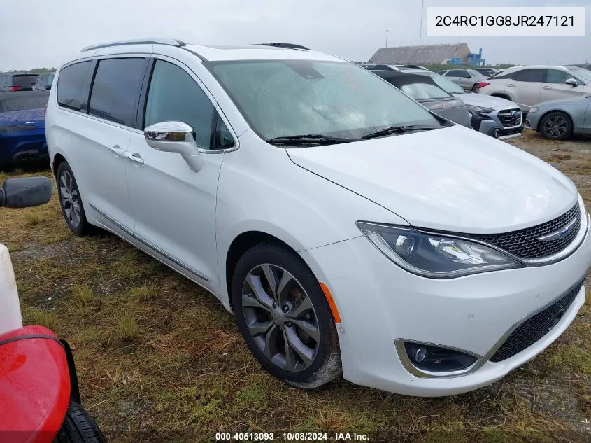 2018 Chrysler Pacifica Limited VIN: 2C4RC1GG8JR247121 Lot: 40513093