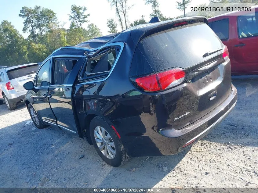 2018 Chrysler Pacifica Touring L VIN: 2C4RC1BG5JR113805 Lot: 40519685