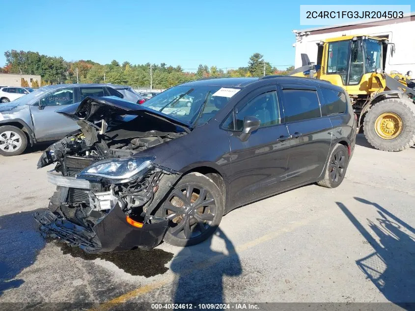 2018 Chrysler Pacifica Touring Plus VIN: 2C4RC1FG3JR204503 Lot: 40524612