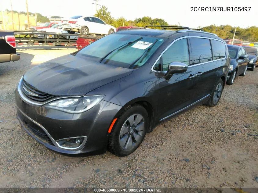 2018 Chrysler Pacifica Hybrid Limited VIN: 2C4RC1N78JR105497 Lot: 40530889