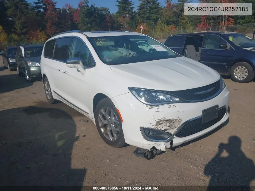 2018 Chrysler Pacifica Limited VIN: 2C4RC1GG4JR252185 Lot: 40579856