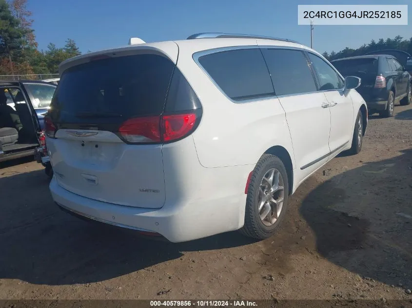 2018 Chrysler Pacifica Limited VIN: 2C4RC1GG4JR252185 Lot: 40579856