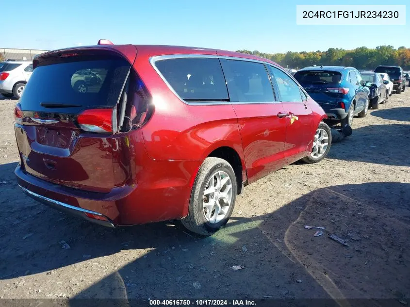 2018 Chrysler Pacifica Touring Plus VIN: 2C4RC1FG1JR234230 Lot: 40616750