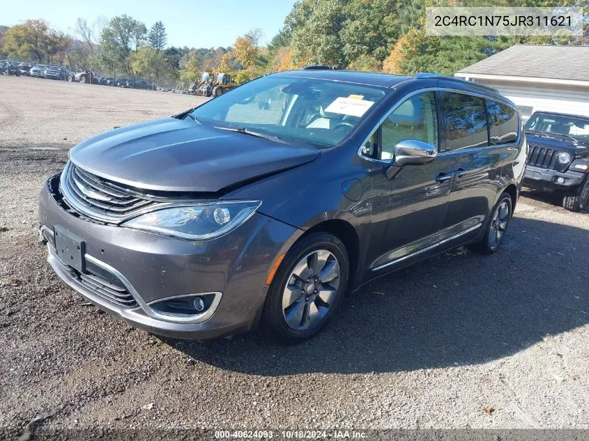 2018 Chrysler Pacifica Hybrid Limited VIN: 2C4RC1N75JR311621 Lot: 40624093