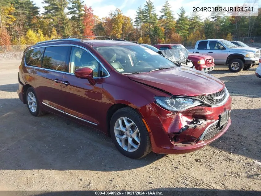 2C4RC1BG4JR154541 2018 Chrysler Pacifica Touring L