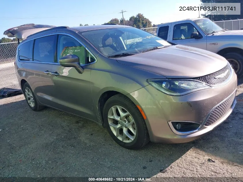 2018 Chrysler Pacifica Touring Plus VIN: 2C4RC1FG3JR111741 Lot: 40649682