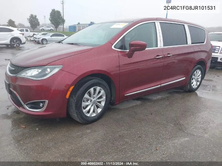 2018 Chrysler Pacifica Touring Plus VIN: 2C4RC1FG8JR101531 Lot: 40802802