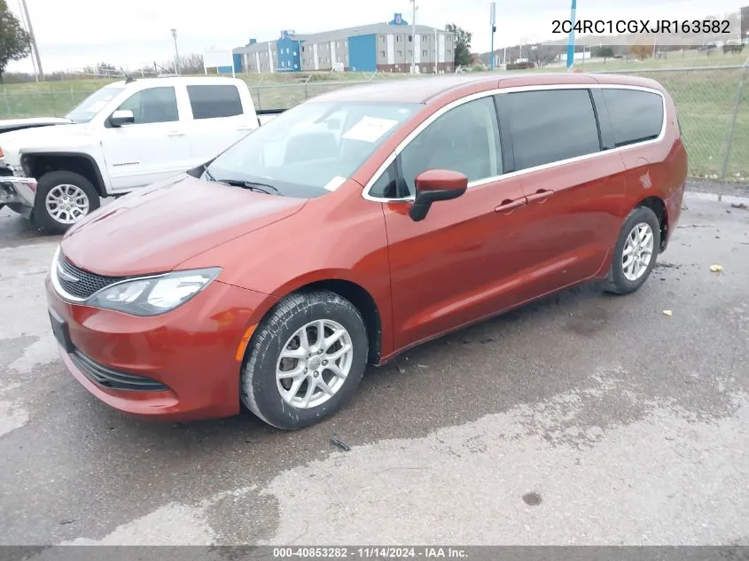 2018 Chrysler Pacifica Lx VIN: 2C4RC1CGXJR163582 Lot: 40853282