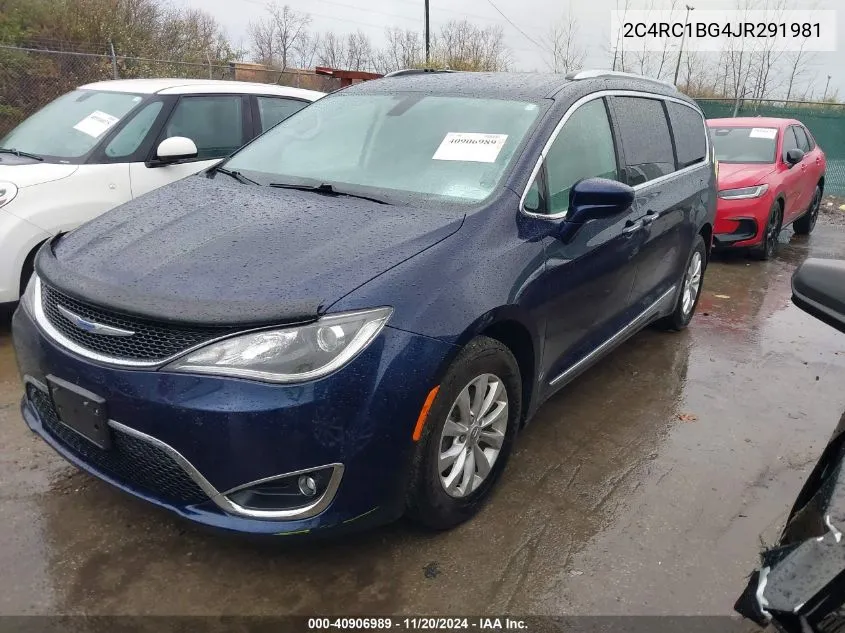 2018 Chrysler Pacifica Touring L VIN: 2C4RC1BG4JR291981 Lot: 40906989