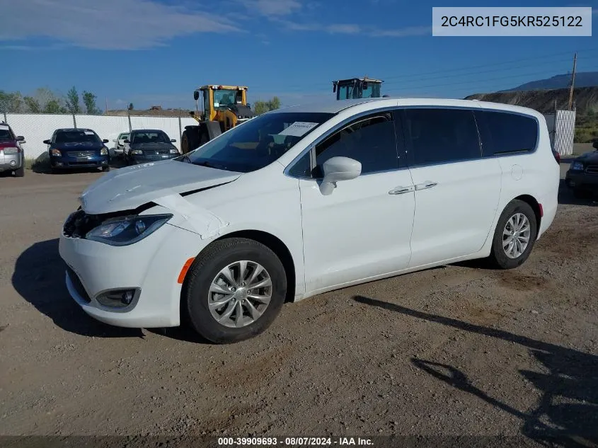 2019 Chrysler Pacifica Touring Plus VIN: 2C4RC1FG5KR525122 Lot: 39909693