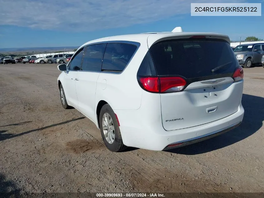 2019 Chrysler Pacifica Touring Plus VIN: 2C4RC1FG5KR525122 Lot: 39909693