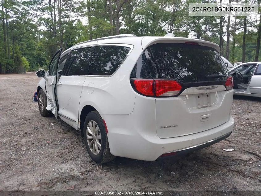 2019 Chrysler Pacifica Touring L VIN: 2C4RC1BG0KR561225 Lot: 39958532