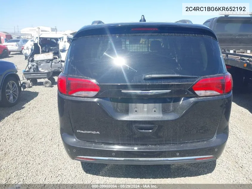 2C4RC1BG6KR652192 2019 Chrysler Pacifica Touring L