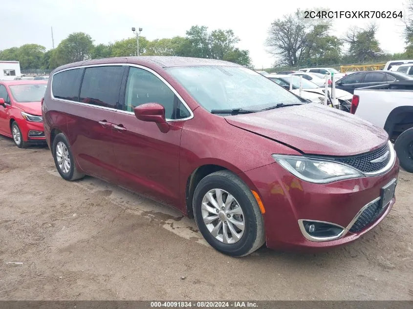 2019 Chrysler Pacifica Touring Plus VIN: 2C4RC1FGXKR706264 Lot: 40091834