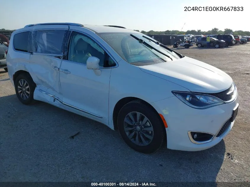 2019 Chrysler Pacifica Touring L Plus VIN: 2C4RC1EG0KR667833 Lot: 40100301