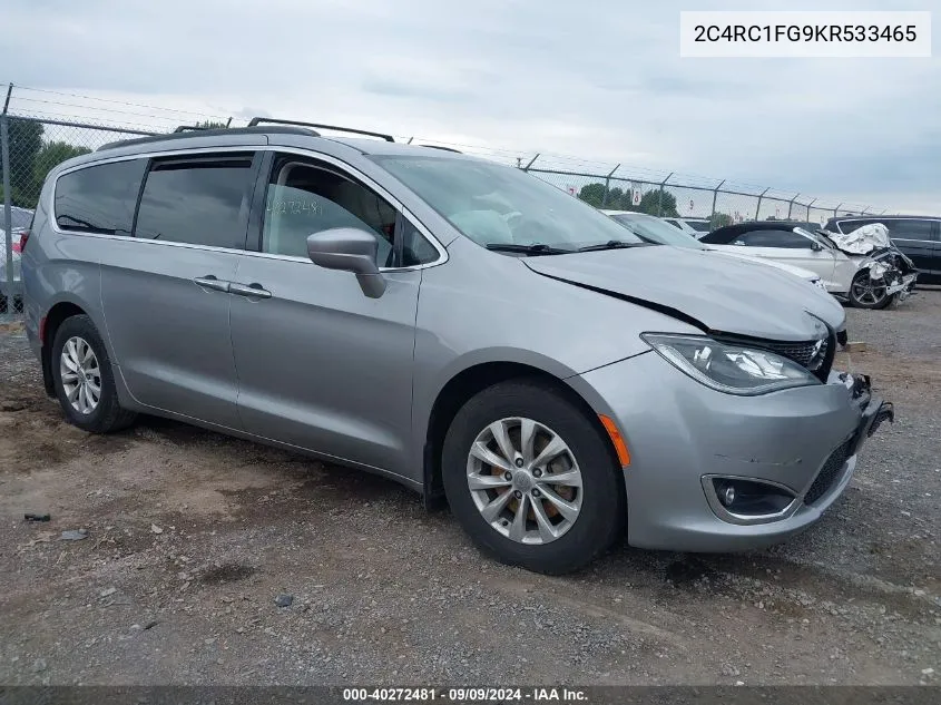 2019 Chrysler Pacifica Touring Plus VIN: 2C4RC1FG9KR533465 Lot: 40272481