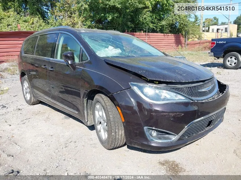 2019 Chrysler Pacifica Touring L Plus VIN: 2C4RC1EG4KR541510 Lot: 40348478