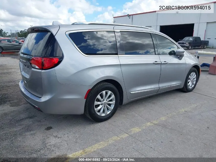 2019 Chrysler Pacifica Touring L VIN: 2C4RC1BG0KR594015 Lot: 40415592