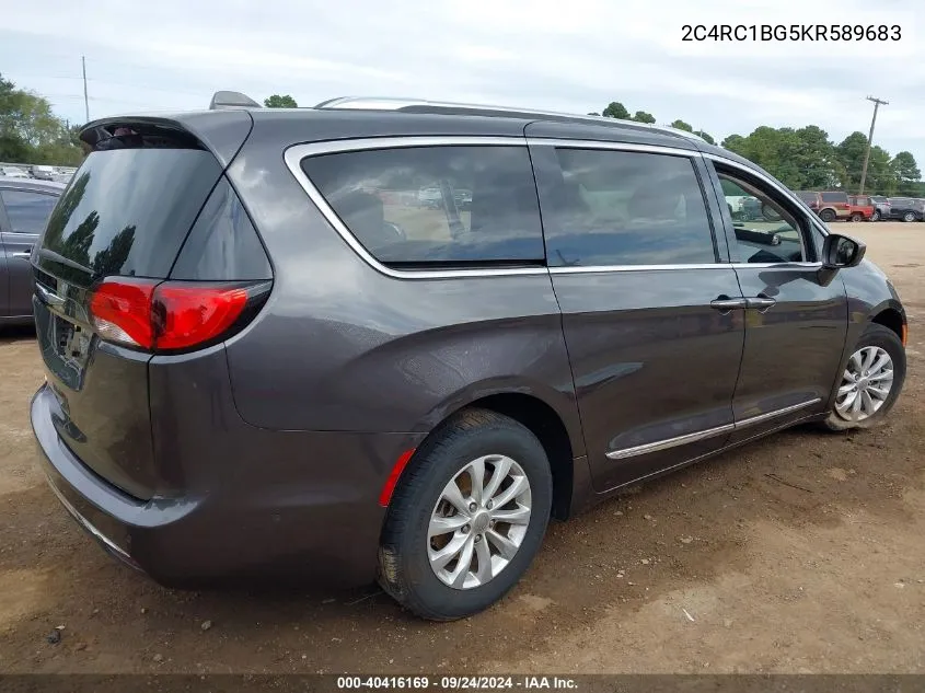 2019 Chrysler Pacifica Touring L VIN: 2C4RC1BG5KR589683 Lot: 40416169