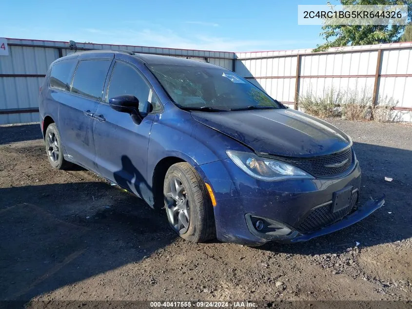 2019 Chrysler Pacifica Touring L VIN: 2C4RC1BG5KR644326 Lot: 40417555